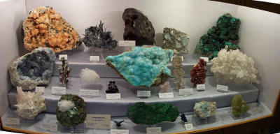 Tucson Gem & Mineral Show Display