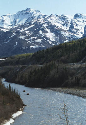 Rafting towards Fairbanks
