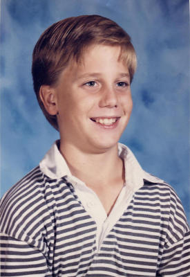 Robb, 6th grade, 1989