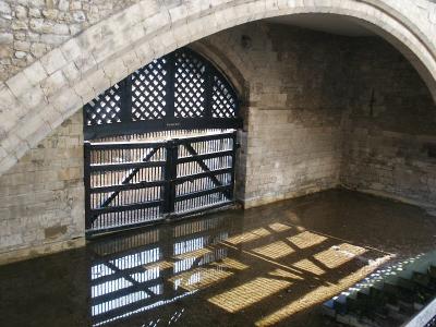 Traitor's gate, the Tower of London