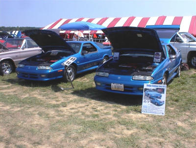 Eric Middleton's R/T on Left and Ralph's R/T on Right, 2001 Mopar Nat's