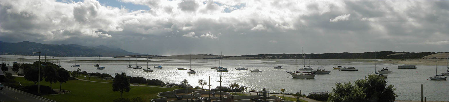 Morro Bay clouds panorama