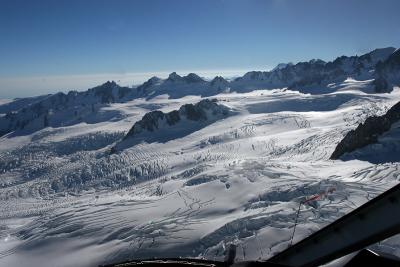 Fox Glacier from chopper