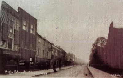 High Street Blue Town