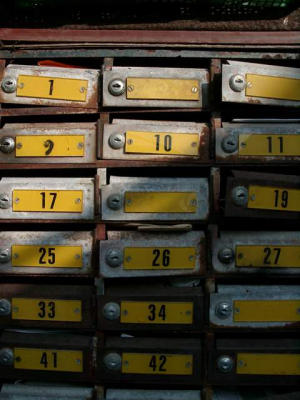 Letterbox of a village