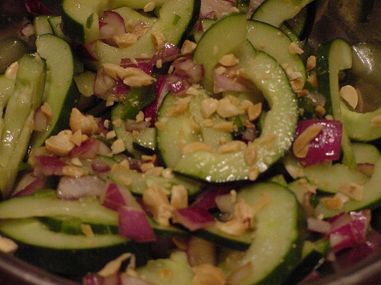 Chef Bergys Spicy Cucumber Salad #9832