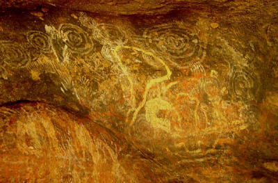 Ayers Rock - cave drawings