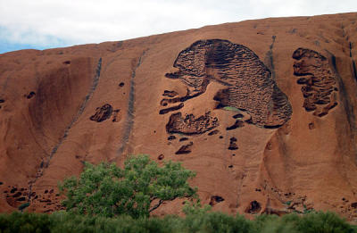 Ayers Rock - old wise man.
