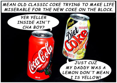 A Coke Cartoon. cUrVe
