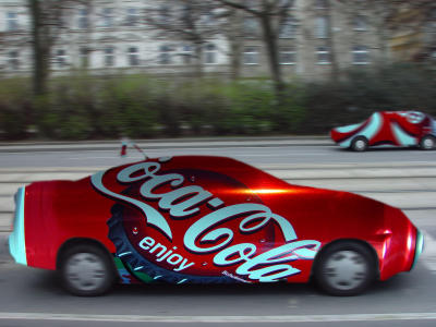 2 cokes on the run - but cant decide which direction to go (by Alfred)