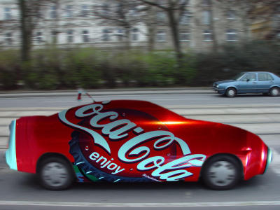 Coke on the run (by Alfred)