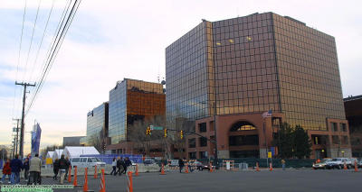 Olympic Monument and the Triad Center