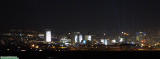 Salt Lake City night skyline from 2200 North the airport