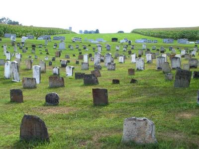 PA-Amish Cemetery -- the generations past