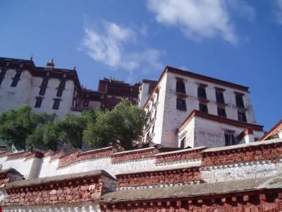 Back view of the Potala Palace.