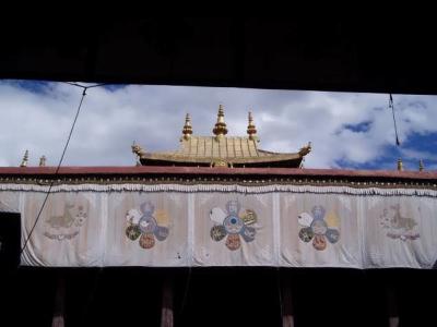 From the courtyard of the Jokhang.