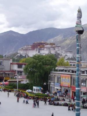 View of Potala and Bakhor Square.