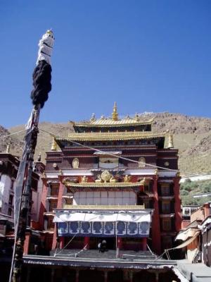 Outside view of the tower. The pagoda is contained inside.