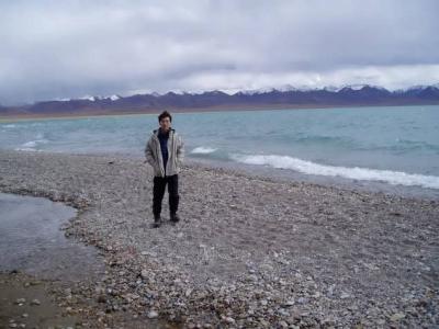 Me on the shores of Nam-tso.