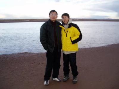 Brother Wu and I.