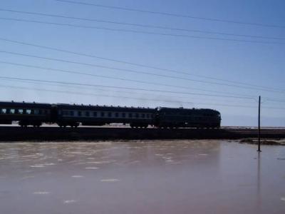 Salt delivery train.