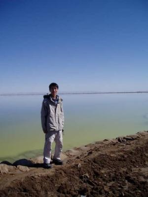 Me at the salt lakes.