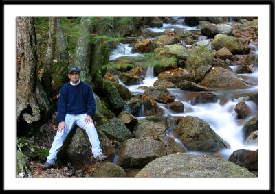 Me at The Flume gorge. 10 second exposure at F/13.