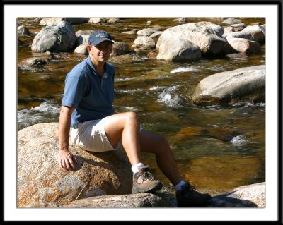 Me on the banks of the Swift River along the Kancamagus Highway in northern, New Hampshire.