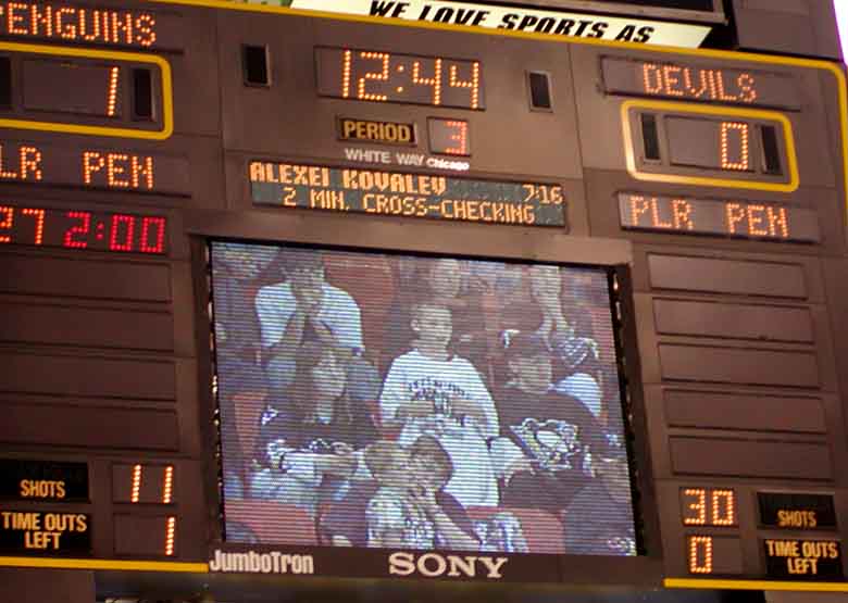 Pittsburgh Penguins vs New Jersey Devils Feb. 9 2002