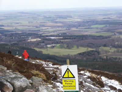 the view from Bennachie