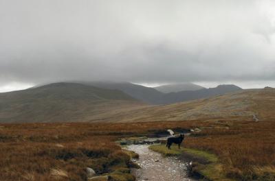 Carnedd Llywelyn in cloud