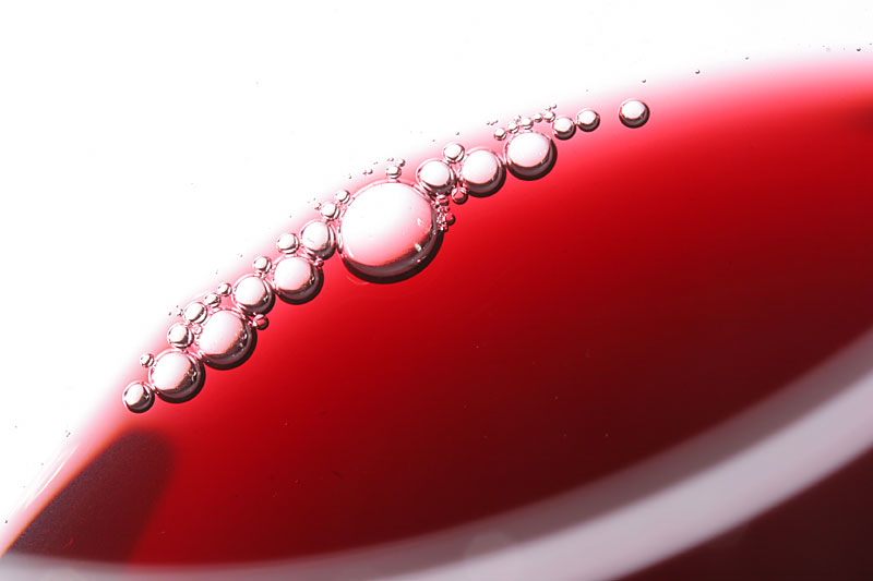 March 21: Bubbles in red
