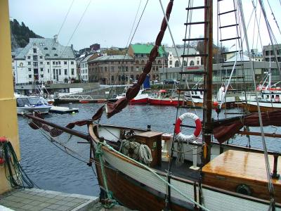 A fishingboat in Aalesund