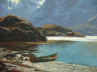 Raftsundet -Neroey - Photo - Segment of Painting-T.v .Eckenbrecher