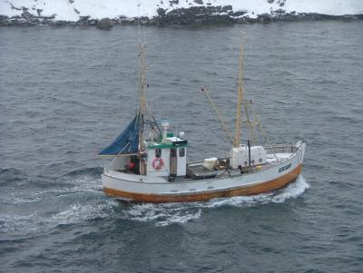 A typical small Norwegian fishingboat