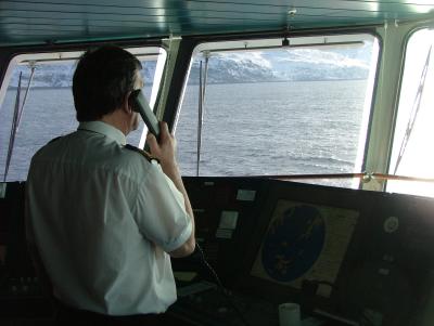 LLVT MS Trollfjord Captain comunicate