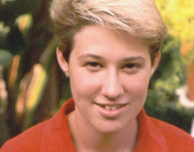 During the extremely short hair phase around 1986