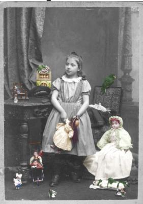 Great Aunt Hilda with Toys