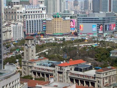 Shanghai - Entrance to Nanjing Road Pedestrian Mall