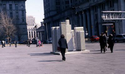 Art with bystander