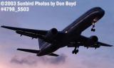 American Airlines B757-223 N659AA aviation sunset stock photo #4798