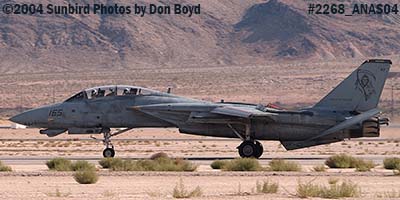 USN F-14D Tomcat AD/165 at the Aviation Nation practice Air Show stock photo #2268