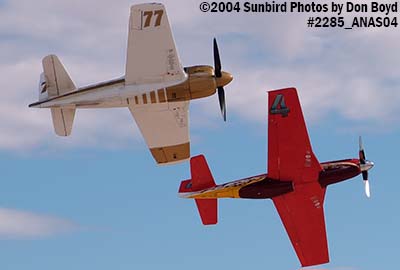 Lyle T. Sheltons Grumman F8F-2 N777L Rare Bear and ___ * at the Aviation Nation practice Air Show stock photo #2285