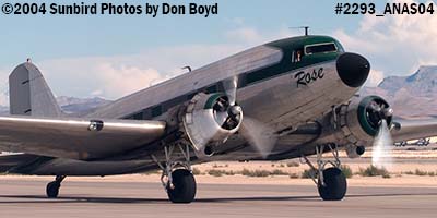 DC-3 N101KC * at the Aviation Nation practice Air Show stock photo #2293