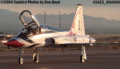 Ross Perot Jr.'s T-38A Talon N38MX (ex NASA N5784NA) at the Aviation Nation practice Air Show stock photo #2423
