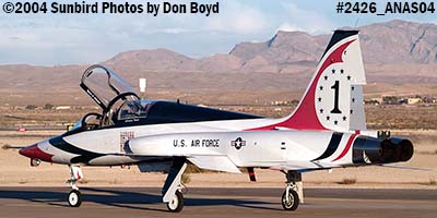 Ross Perot Jr.'s T-38A Talon N38MX (ex NASA N5784NA) at the Aviation Nation practice Air Show stock photo #2426