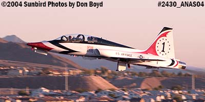 Ross Perot Jr.s T-38A Talon N38MX (ex NASA N5784NA) at the Aviation Nation practice Air Show stock photo #2430