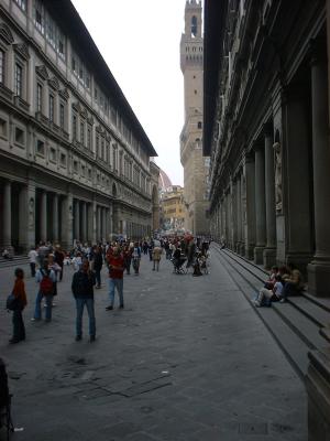 view into piazza