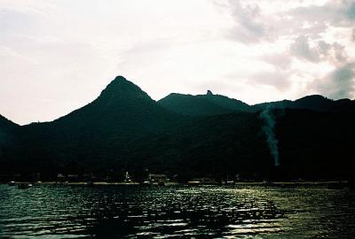 Na barca de volta da Ilha Grande