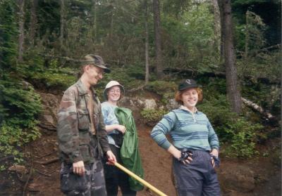 1994 Canoe Just after Janette's fall